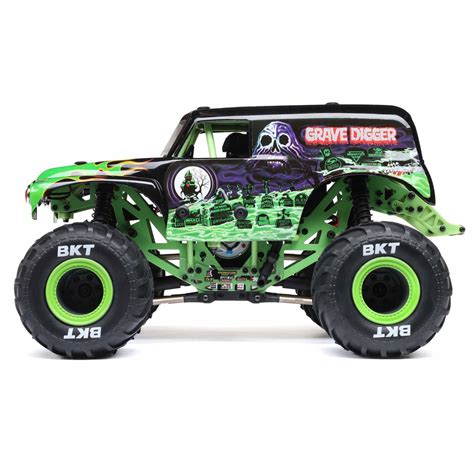 losi grave digger mini|small grave digger monster truck.